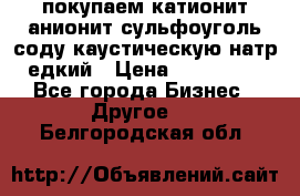 покупаем катионит анионит сульфоуголь соду каустическую натр едкий › Цена ­ 150 000 - Все города Бизнес » Другое   . Белгородская обл.